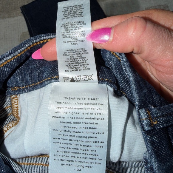 NWT Good American Good Boy Straight Leg Jeans - Picture 14 of 15